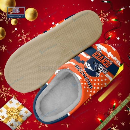 Denver Broncos Christmas Indoor Slippers