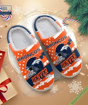 denver broncos christmas indoor slippers 5 XBpTP