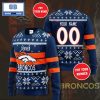 Cleveland Browns NFL Custom Name And Number Christmas Ugly Sweater