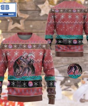 Destiny Hero Plasma Yu Gi Oh Anime Custom Imitation Knitted Christmas 3d Sweater