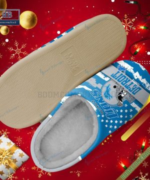 Detroit Lions Christmas Indoor Slippers