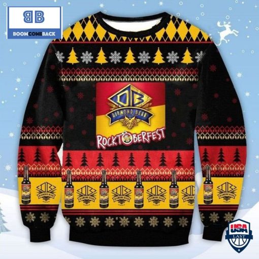 Diamond Bear Rocket Berfest Ugly Christmas Sweater