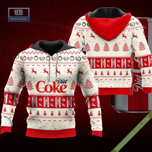 Diet Coke Santa Hat Christmas Ugly Christmas Sweater Hoodie Zip Hoodie Bomber Jacket