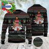 Disc Golf Merry Discmas Red Ugly Christmas Sweater