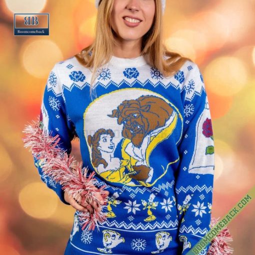 Disney Beauty and the Beast Ugly Chrismas Sweater