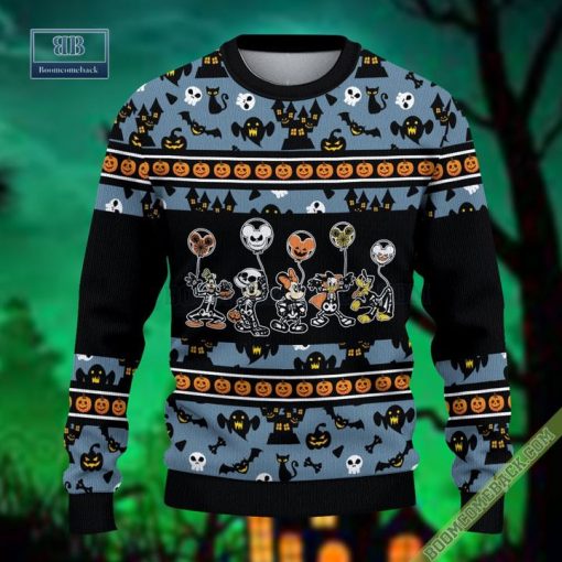 Disney Characters Halloween Ugly Christmas Sweater