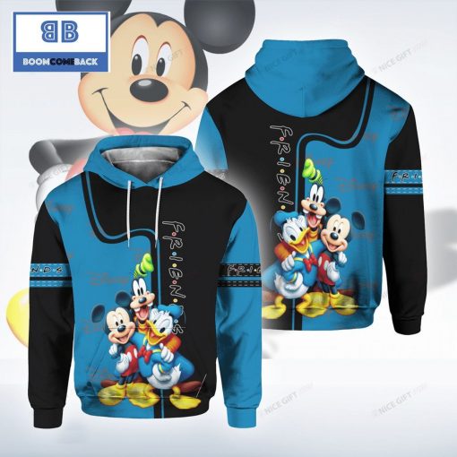 Disney Friends Mickey Donald Goofy 3D Hoodie