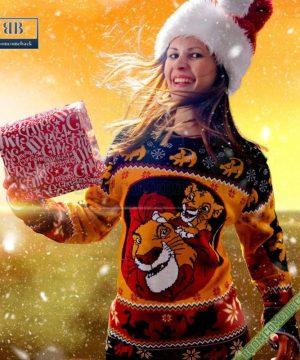 Disney Lion King Hakuna Ugly Christmas Sweater Gift For Adult And Kid