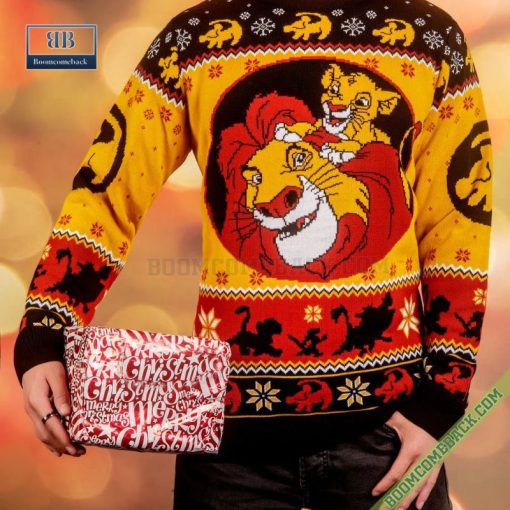 Disney Lion King Hakuna Ugly Christmas Sweater Gift For Adult And Kid