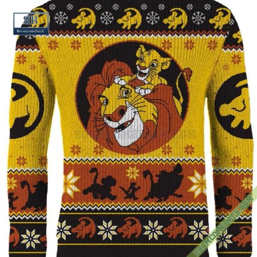 Disney Lion King Hakuna Ugly Christmas Sweater Gift For Adult And Kid