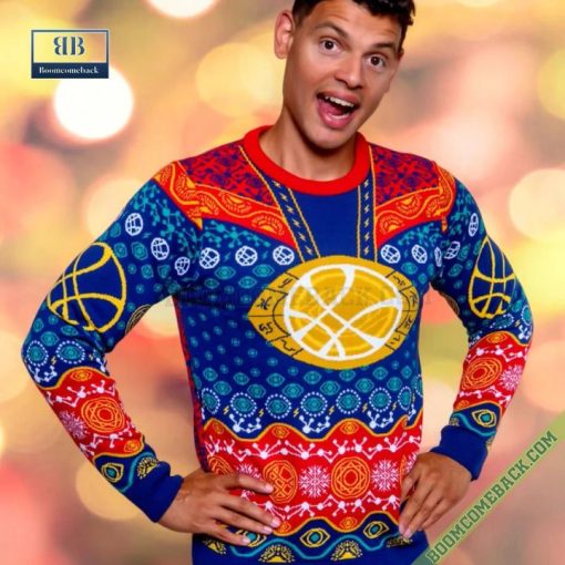 Doctor Strange Taos Mandalas Ugly Christmas Sweater