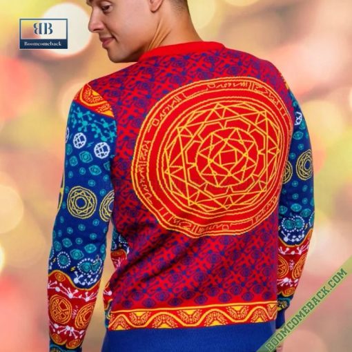 Doctor Strange Taos Mandalas Ugly Christmas Sweater