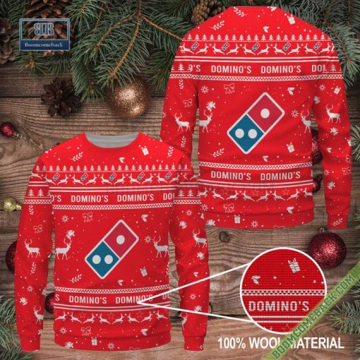 Domino’s Pizza Ugly Christmas Sweater