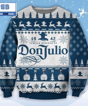 Don Julio Whiskey 1942 Christmas 3D Sweater