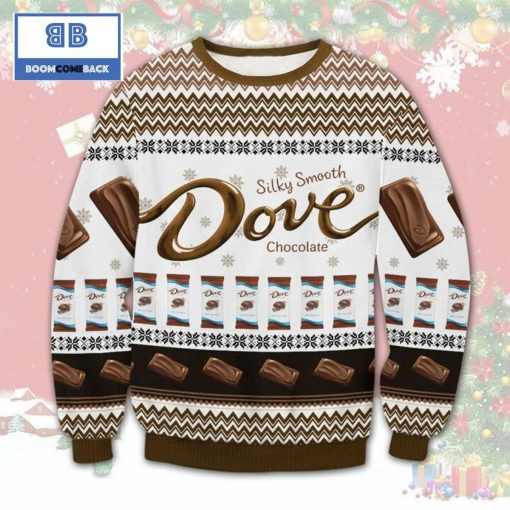 Dove Chocolate All Printed Ugly Christmas Sweater Sweatshirt