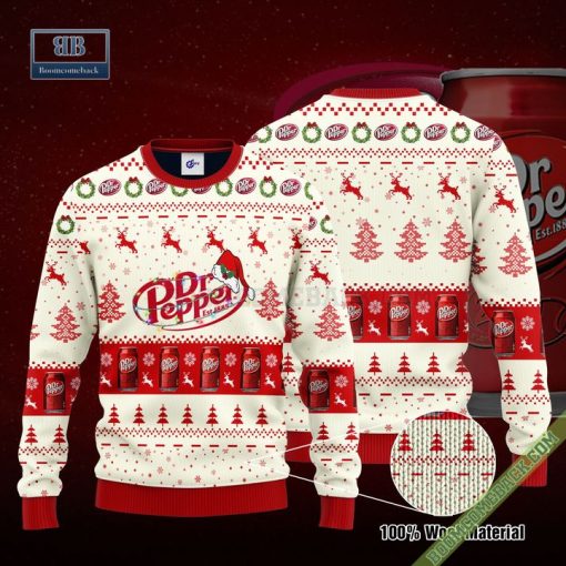 Dr Pepper Santa Hat Christmas Ugly Christmas Sweater Hoodie Zip Hoodie Bomber Jacket