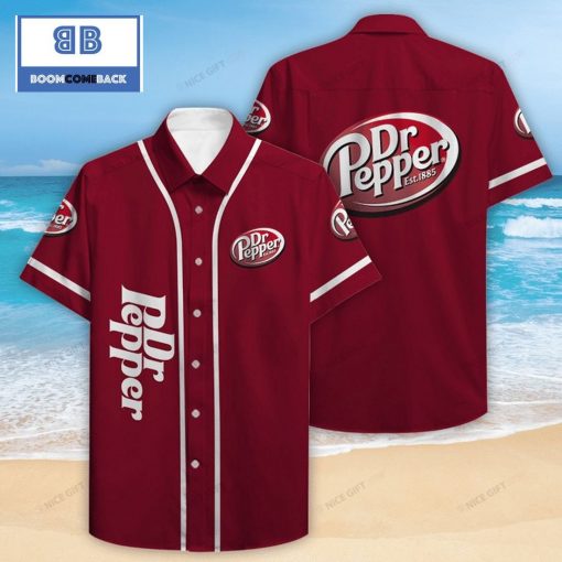 Dr Pepper Soda Hawaiian Shirt