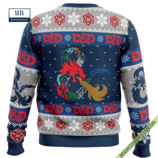 Dragon Dungeons and Dragons Xmas Sweater Jumper