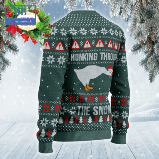 Duck Honking Through The Snow Ugly Christmas Sweater