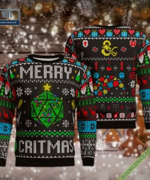 Dungeons Dragons Merry Christmas Ugly Sweater