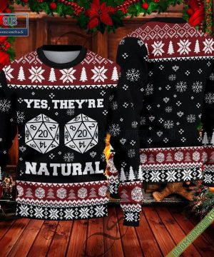 Dungeons & Dragons They’re Natural Ugly Christmas Sweater