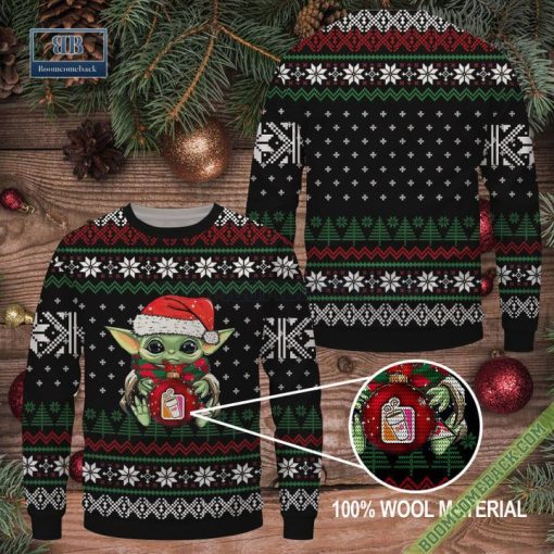 Dunkin’ Donuts Baby Yoda Christmas Ugly Sweater