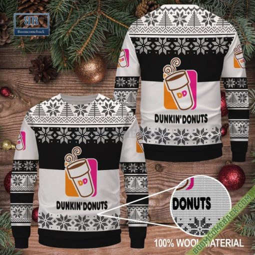 Dunkin’ Donuts Coffee Ugly Christmas Sweater