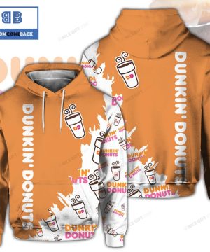 Dunkin Donuts Orange 3D Hoodie