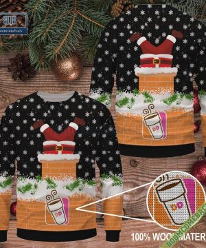 Dunkin’ Donuts Santa Claus Ugly Christmas Sweater