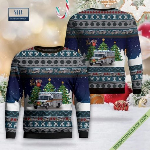 Durham, New Hampshire, McGregor Memorial EMS Ugly Christmas Sweater