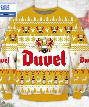 Duvel Belgian Beer Ugly Christmas Sweater