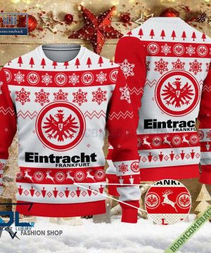 Eintracht Frankfurt Xmas Sweatshirt Ugly Christmas Sweater