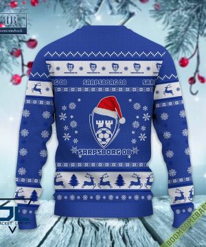 eliteserien sarpsborg 08 fotballforening ugly christmas sweater jumper 5 MLxNC