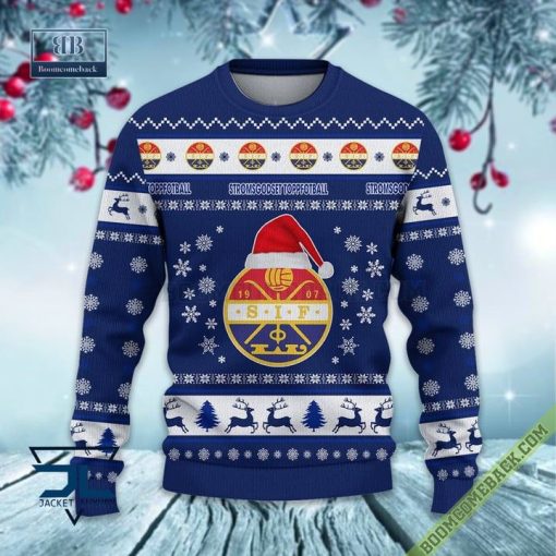 Strømsgodset Toppfotball Ugly Christmas Sweater Jumper