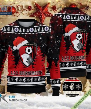 AFC Bournemouth Logo Ugly Christmas Sweater