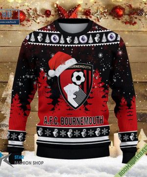 AFC Bournemouth Logo Ugly Christmas Sweater