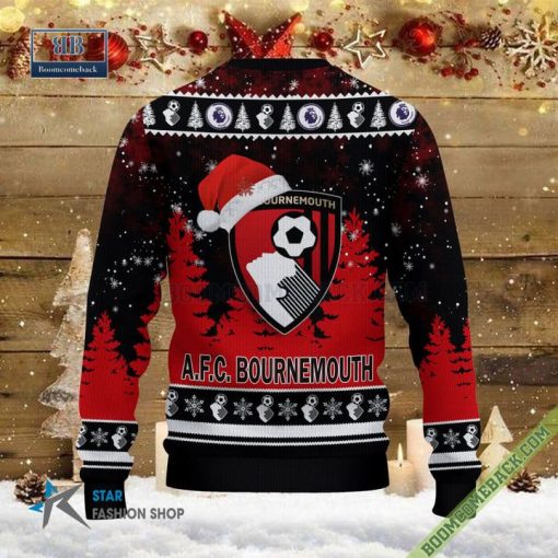 AFC Bournemouth Logo Ugly Christmas Sweater