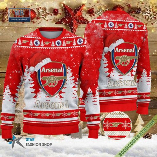 Arsenal Logo Ugly Christmas Sweater