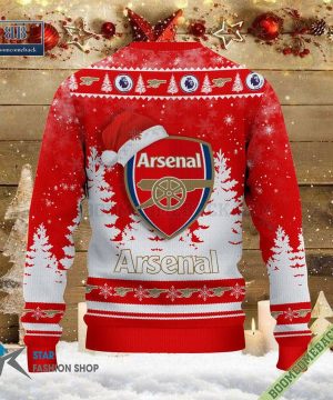 epl arsenal logo ugly christmas sweater 5 x2qng