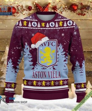 Aston Villa Logo Ugly Christmas Sweater