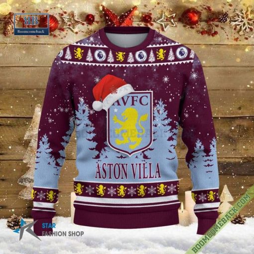 Aston Villa Logo Ugly Christmas Sweater