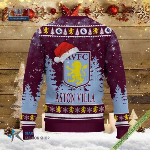 Aston Villa Logo Ugly Christmas Sweater