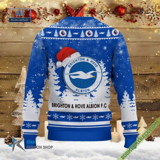 Brighton & Hove Albion Logo Ugly Christmas Sweater