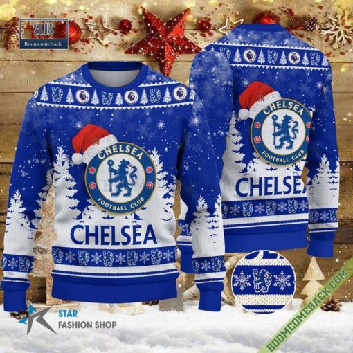 Chelsea Logo Ugly Christmas Sweater