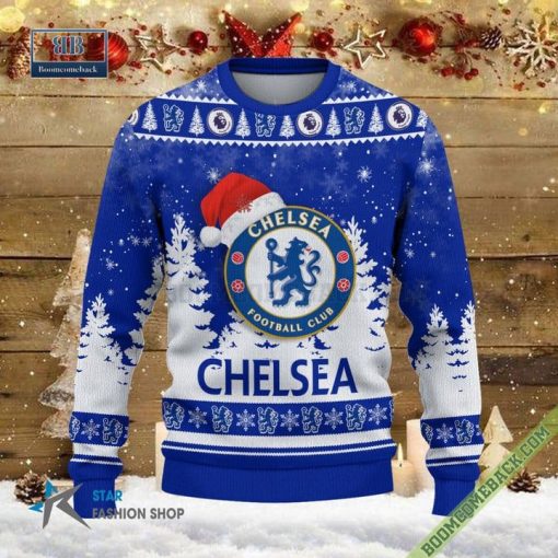 Chelsea Logo Ugly Christmas Sweater