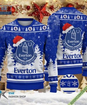 Everton Logo Ugly Christmas Sweater