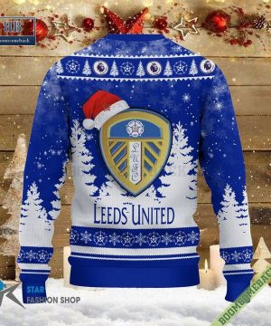 epl leeds united logo ugly christmas sweater 5 0N5Va