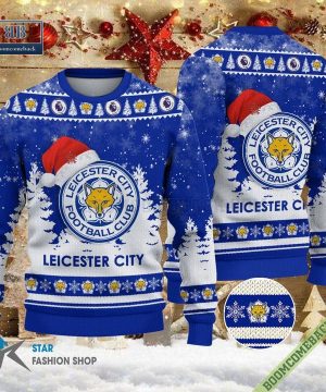 Leicester City Logo Ugly Christmas Sweater