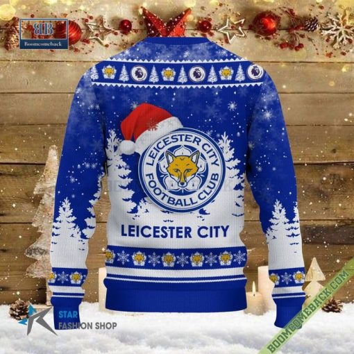 Leicester City Logo Ugly Christmas Sweater