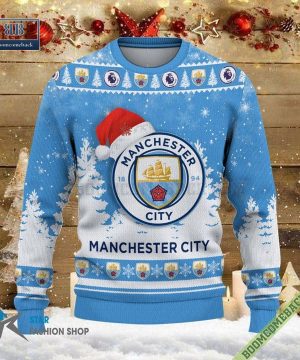 epl manchester city logo ugly christmas sweater 3 TXJMk